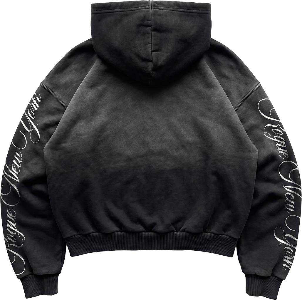 arch hoodie black