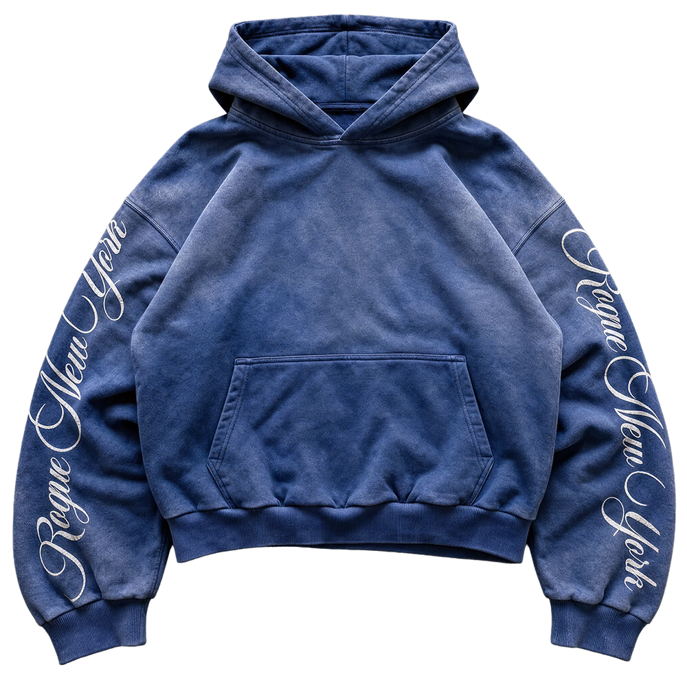 arch hoodie blue