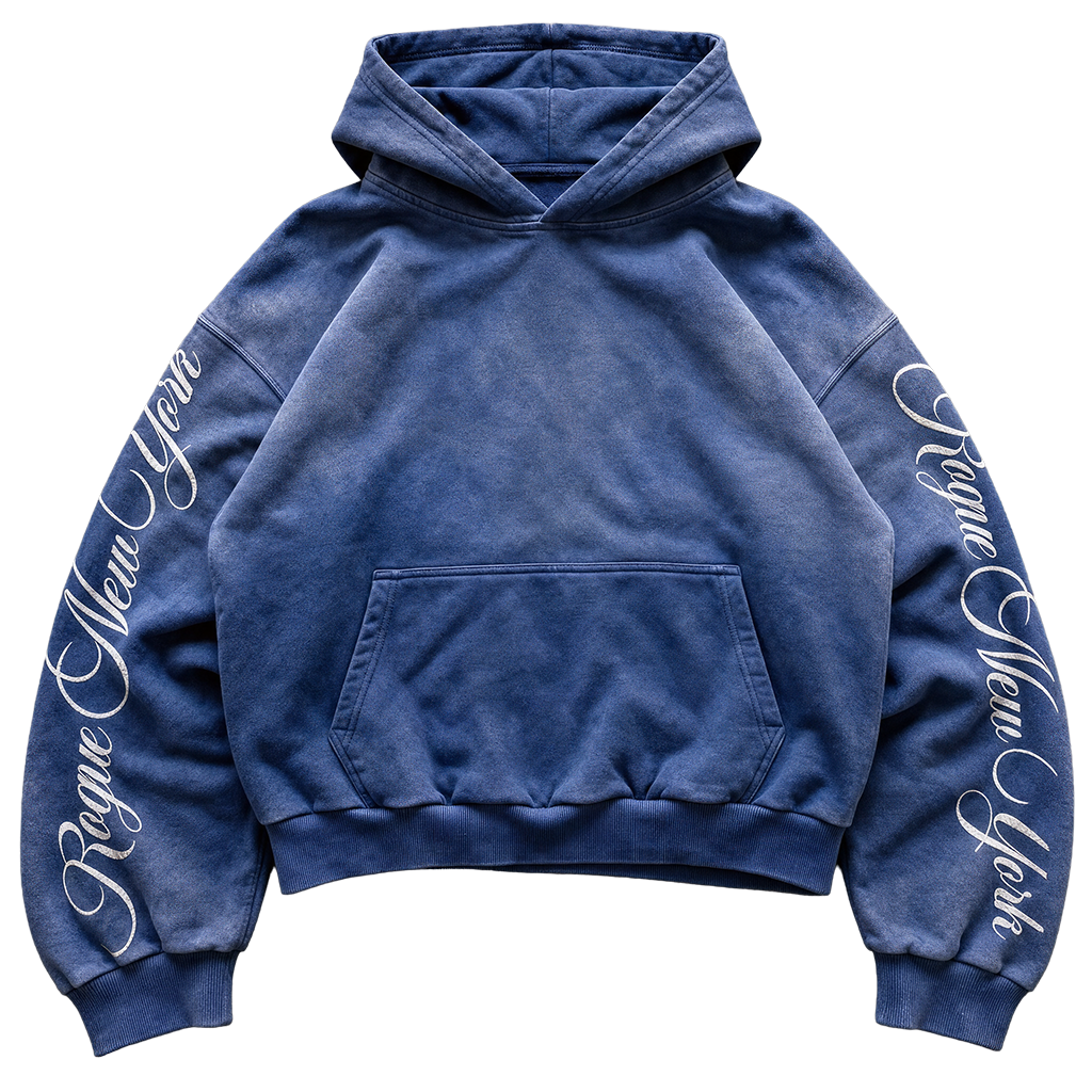arch hoodie blue