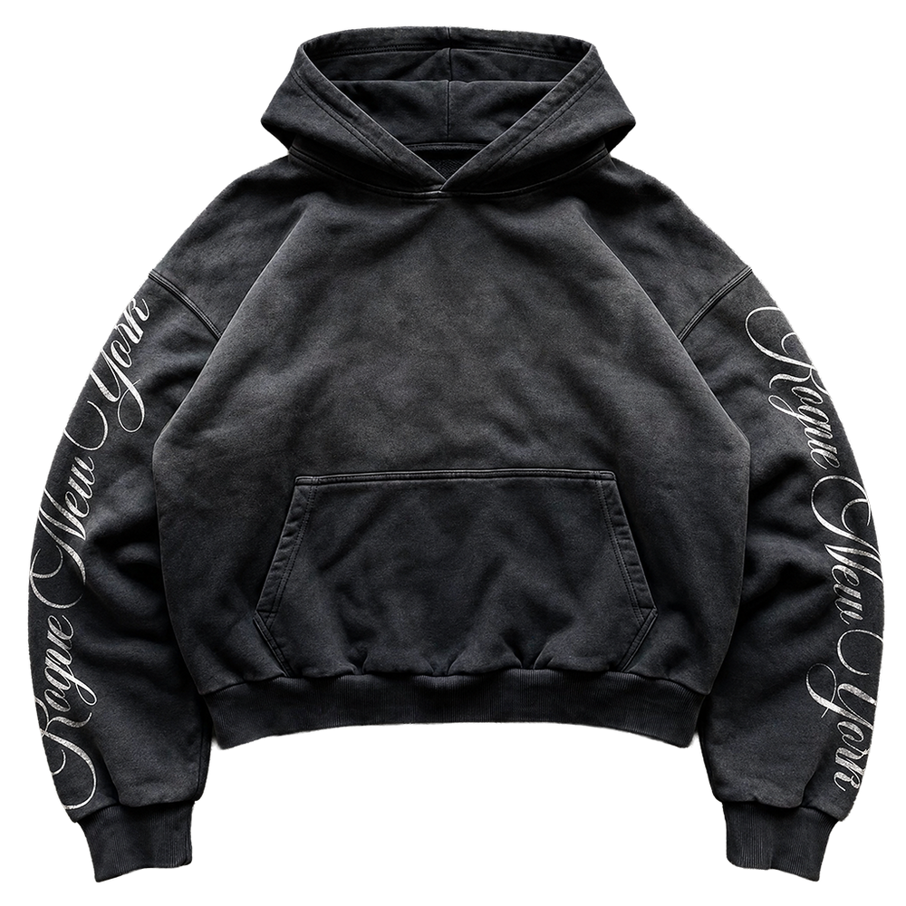 arch hoodie black