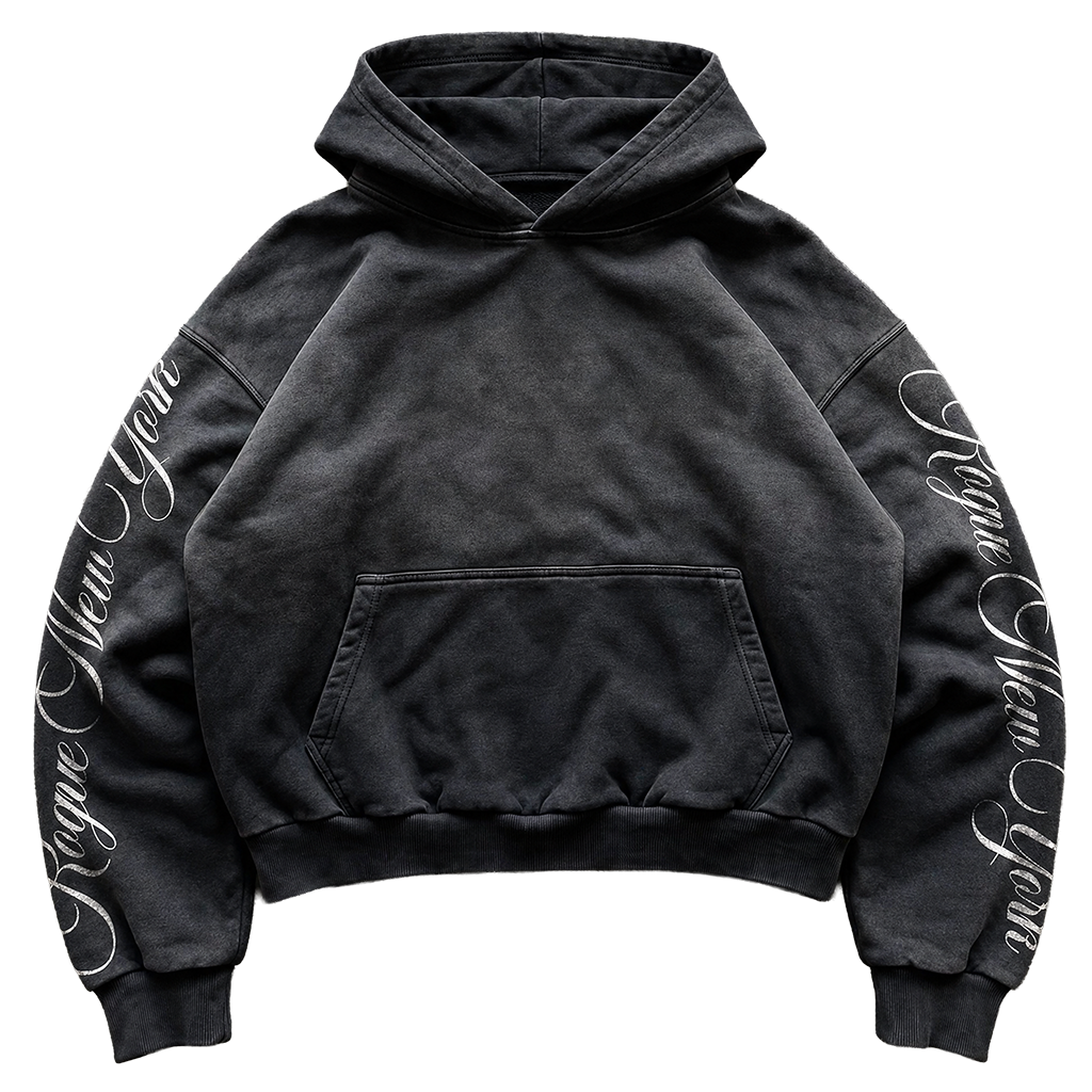 arch hoodie black