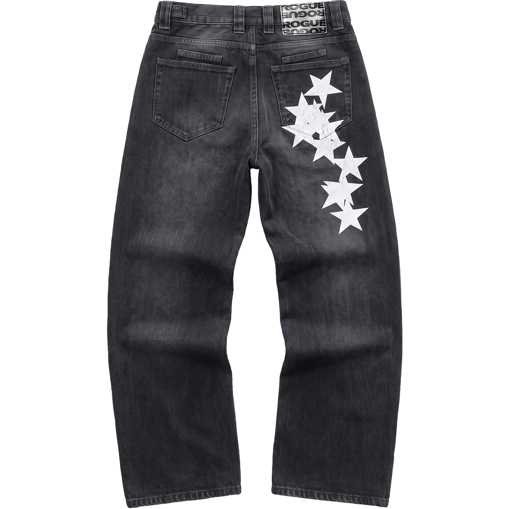 falling star denim black